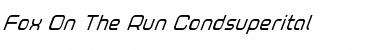 Download Fox on the Run Condensed Super-Italic Font Download Fox on the Run Condensed Super-Italic Font