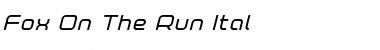 Download Fox on the Run Italic Font Download Fox on the Run Italic Font