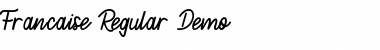 Download Francaise Regular demo Font Download Francaise Regular demo Font