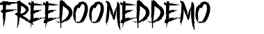 Download Freedoomed Demo Font Download Freedoomed Demo Font