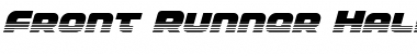 Download Front Runner Halftone Italic Font Download Front Runner Halftone Italic Font