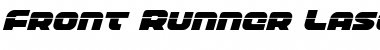 Download Front Runner Laser Italic Font Download Front Runner Laser Italic Font