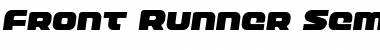 Download Front Runner Semi-Italic Font Download Front Runner Semi-Italic Font