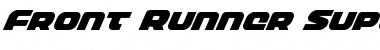 Download Front Runner Super-Italic Font Download Front Runner Super-Italic Font