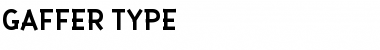 Download Gaffer Type Font Download Gaffer Type Font