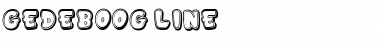 Download GEDEBOOG LINE Font Download GEDEBOOG LINE Font