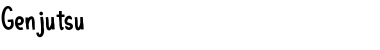 Download Genjutsu Font Download Genjutsu Font