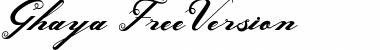 Download Ghaya FreeVersion Font Download Ghaya FreeVersion Font
