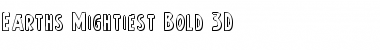 Download Earth's Mightiest 3D Font Download Earth's Mightiest 3D Font