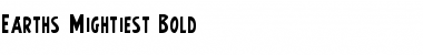 Download Earth's Mightiest Bold Font Download Earth's Mightiest Bold Font
