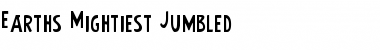 Download Earth's Mightiest Jumbled Font Download Earth's Mightiest Jumbled Font