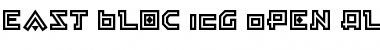 Download East Bloc ICG Open Alt Font Download East Bloc ICG Open Alt Font