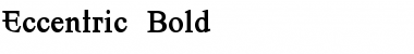Download Eccentric Font Download Eccentric Font