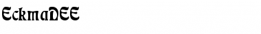 Download EckmaDEE Font Download EckmaDEE Font