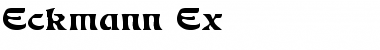Download Eckmann Ex Font Download Eckmann Ex Font