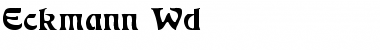 Download Eckmann Wd Font Download Eckmann Wd Font