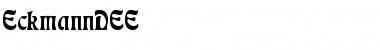 Download EckmannDEE Font Download EckmannDEE Font
