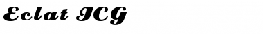 Download Eclat ICG Font Download Eclat ICG Font