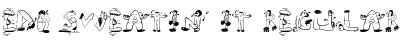 Download EDB Sweatin' It Font Download EDB Sweatin' It Font