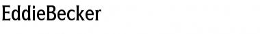 Download EddieBecker Font Download EddieBecker Font