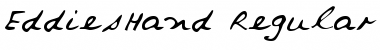Download EddiesHand Font Download EddiesHand Font