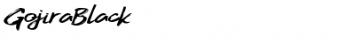 Download Gojira Black Font Download Gojira Black Font