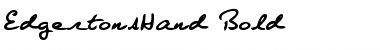 Download EdgertonsHand Font Download EdgertonsHand Font