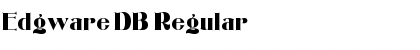 Download Edgware DB Font Download Edgware DB Font
