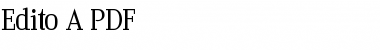 Download Edito A Font Download Edito A Font