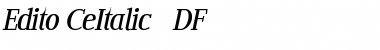 Download Edito CeItalic Font Download Edito CeItalic Font