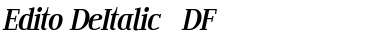 Download Edito DeItalic Font Download Edito DeItalic Font