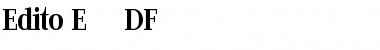 Download Edito E Font Download Edito E Font