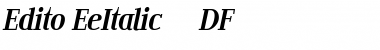 Download Edito EeItalic Font Download Edito EeItalic Font