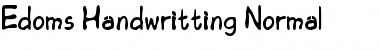 Download Edoms Handwritting Normal Font Download Edoms Handwritting Normal Font