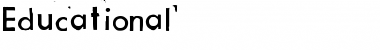 Download Educational Font Download Educational Font
