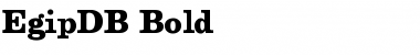 Download EgipDB Font Download EgipDB Font
