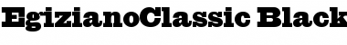 Download EgizianoClassic Font Download EgizianoClassic Font