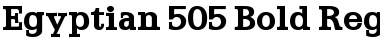 Download Egyptian 505 Bold Font Download Egyptian 505 Bold Font