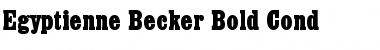 Download Egyptienne Becker Bold Cond Font Download Egyptienne Becker Bold Cond Font