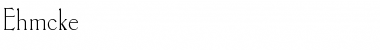 Download Ehmcke Font Download Ehmcke Font