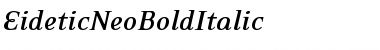 Download EideticNeoBoldItalic Font Download EideticNeoBoldItalic Font