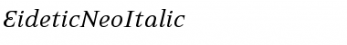 Download EideticNeoItalic Font Download EideticNeoItalic Font