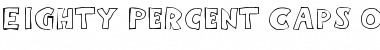Download Eighty Percent Caps Outline Font Download Eighty Percent Caps Outline Font
