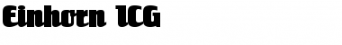 Download Einhorn ICG Font Download Einhorn ICG Font