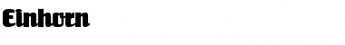 Download Einhorn Font Download Einhorn Font