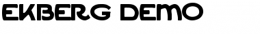 Download Ekberg Demo Font Download Ekberg Demo Font