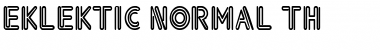 Download Eklektic-Normal Th Font Download Eklektic-Normal Th Font