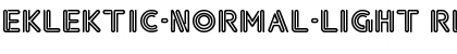 Download Eklektic-Normal-Light Font Download Eklektic-Normal-Light Font