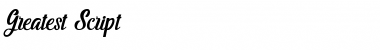 Download Greatest Script Font Download Greatest Script Font
