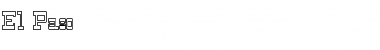 Download El Paso 1 Font Download El Paso 1 Font